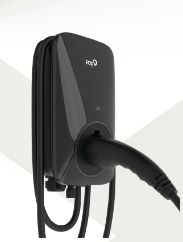 FoxESS  EV Charger A022KP1-E-B-WO 22kW  7.5m M Cable WiFi RFID OCPP Black